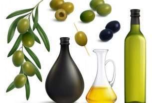 olives oil realistic set 1284 26525 Jaitun Ka Tel Benefits In Hindi (जैतून के तेल के फायदे)