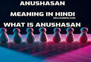 Anushasan Meaning In Hindi What Is Anushasan In Hindi