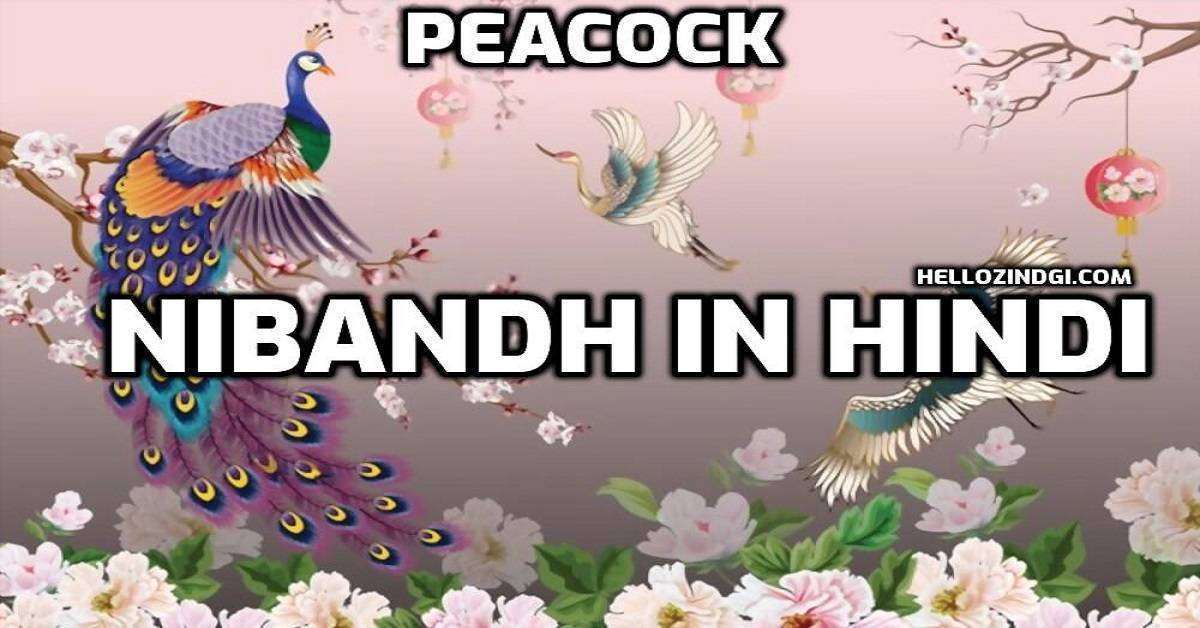  Peacock Par Nibandh In Hindi Peacock Short Essay