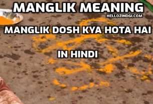 Manglik Meaning in Hindi Manglik Meaning in Hindi | मांगलिक का मतलब